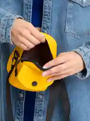 Желтый сумка женская через плечо
