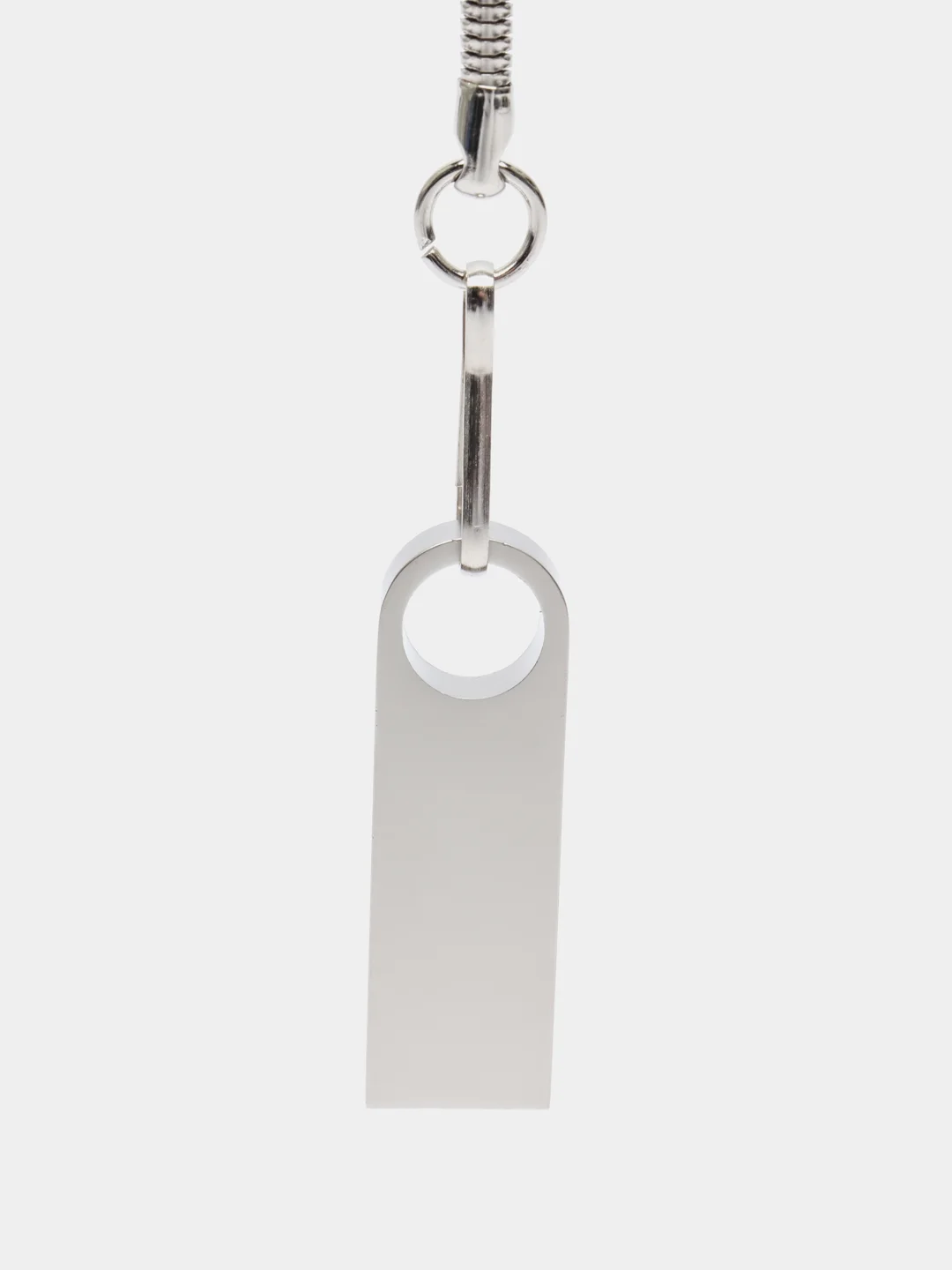 Серебряный флешка USB 2.0, 5 объёмов, металлическая