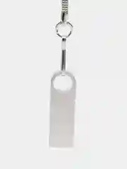 Серебряный флешка USB 2.0, 5 объёмов, металлическая