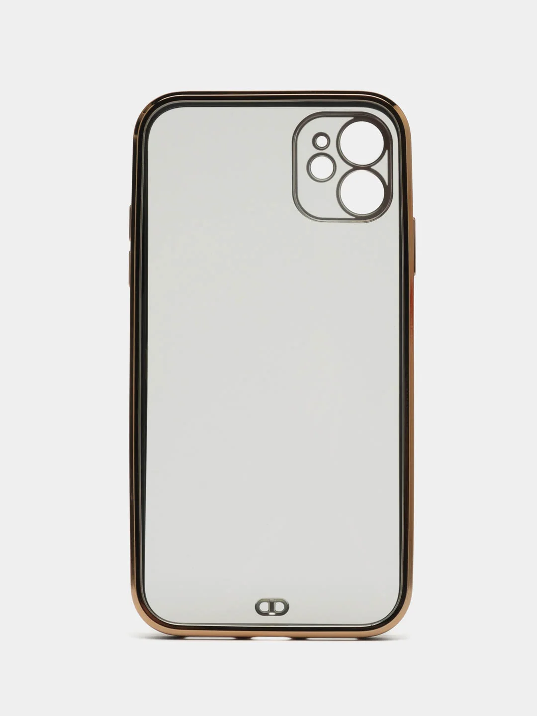 Черный противоударный чехол-рамка для iPhone 11/12