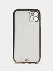 Черный противоударный чехол-рамка для iPhone 11/12