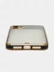 Черный противоударный чехол-рамка для iPhone 11/12
