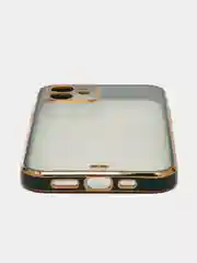 Лесной зеленый противоударный чехол-рамка для iPhone 11/12