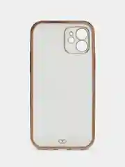 Красный противоударный чехол-рамка для iPhone 11/12