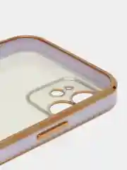 Красный противоударный чехол-рамка для iPhone 11/12