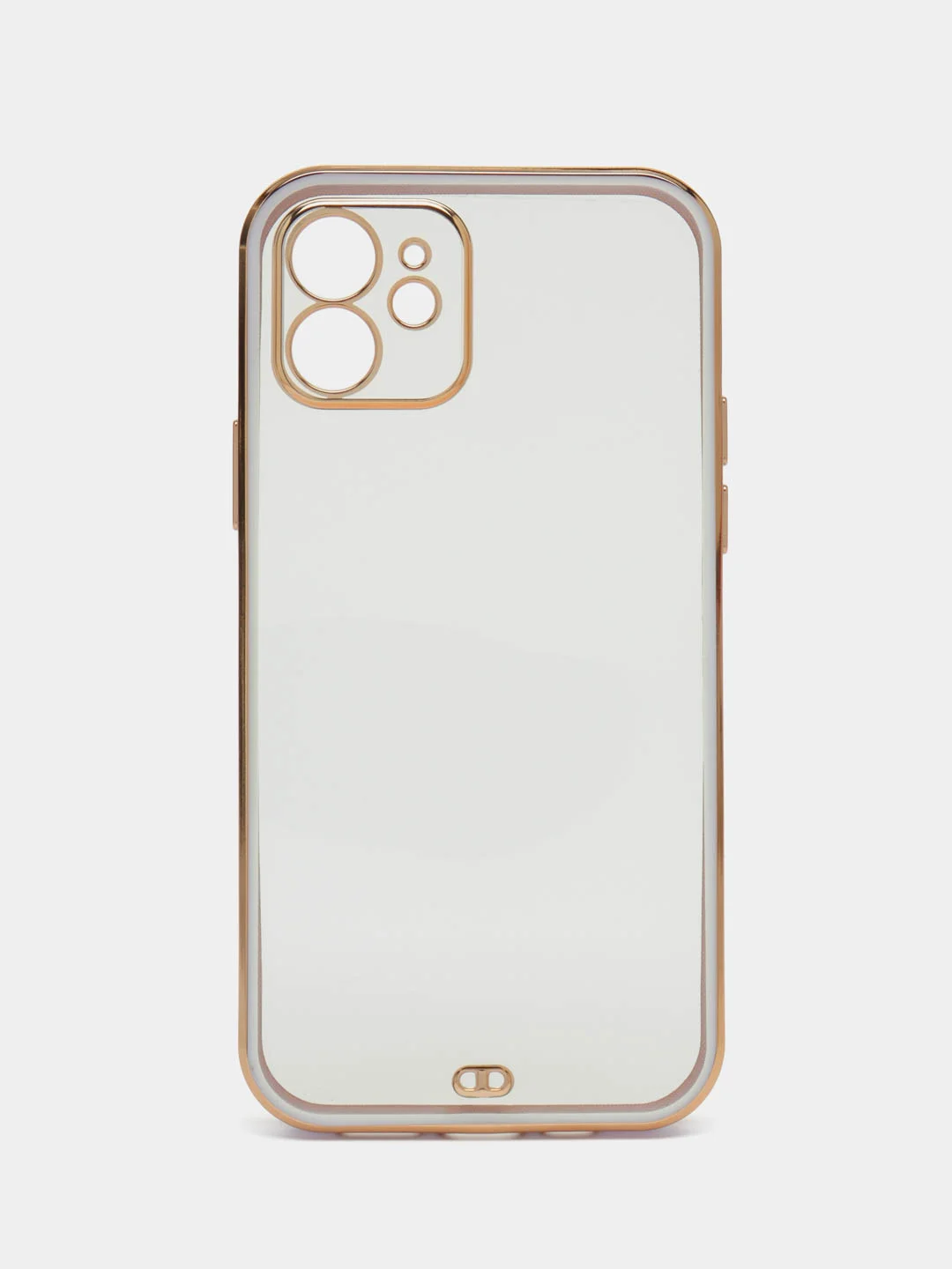 Лавандовый противоударный чехол-рамка для iPhone 11/12