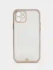 Лавандовый противоударный чехол-рамка для iPhone 11/12