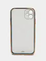 Синий противоударный чехол-рамка для iPhone 11/12