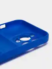 Синий чехол на iPhone (Айфон) 11, 13, 14, 15, 7, 8 Plus, X, XS, XR, 12 Pro / Max, силиконовый