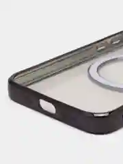 Черный чехол MagSafe iPhone 11, 12, 13, 14, 15 Pro Max / Plus, айфон, прозрачный, магнитный, про