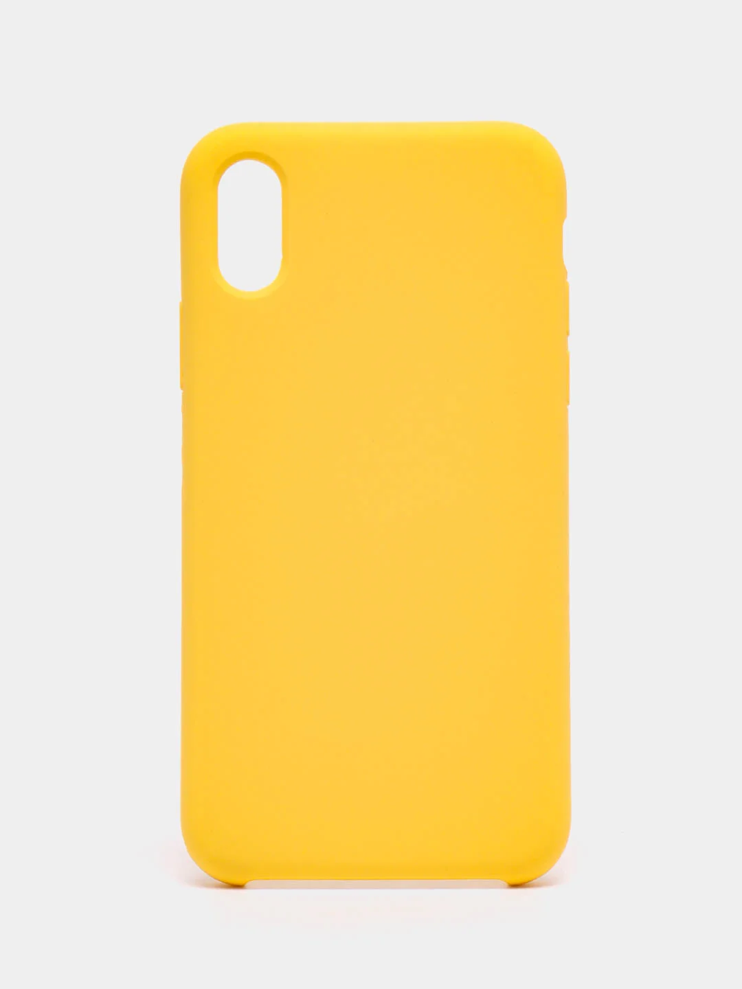 Желтый чехол-накладка для iPhone (Айфон) 13 Pro, 13, XR, 7/8, 12, 11, XS