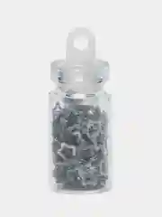 Серый меланж глиттер для ногтей