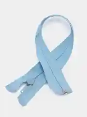 Голубой молния "Спираль" Gamma, тип 5, разъёмная, однозамковая, цвет ассорти