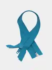 Бирюзовый молния "Спираль" Gamma, тип 5, разъёмная, однозамковая, цвет ассорти