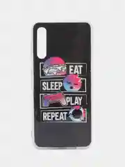 Разноцветный чехол силиконовый Samsung Galaxy A50 / A50s / A30s (Галакси), с рисунком