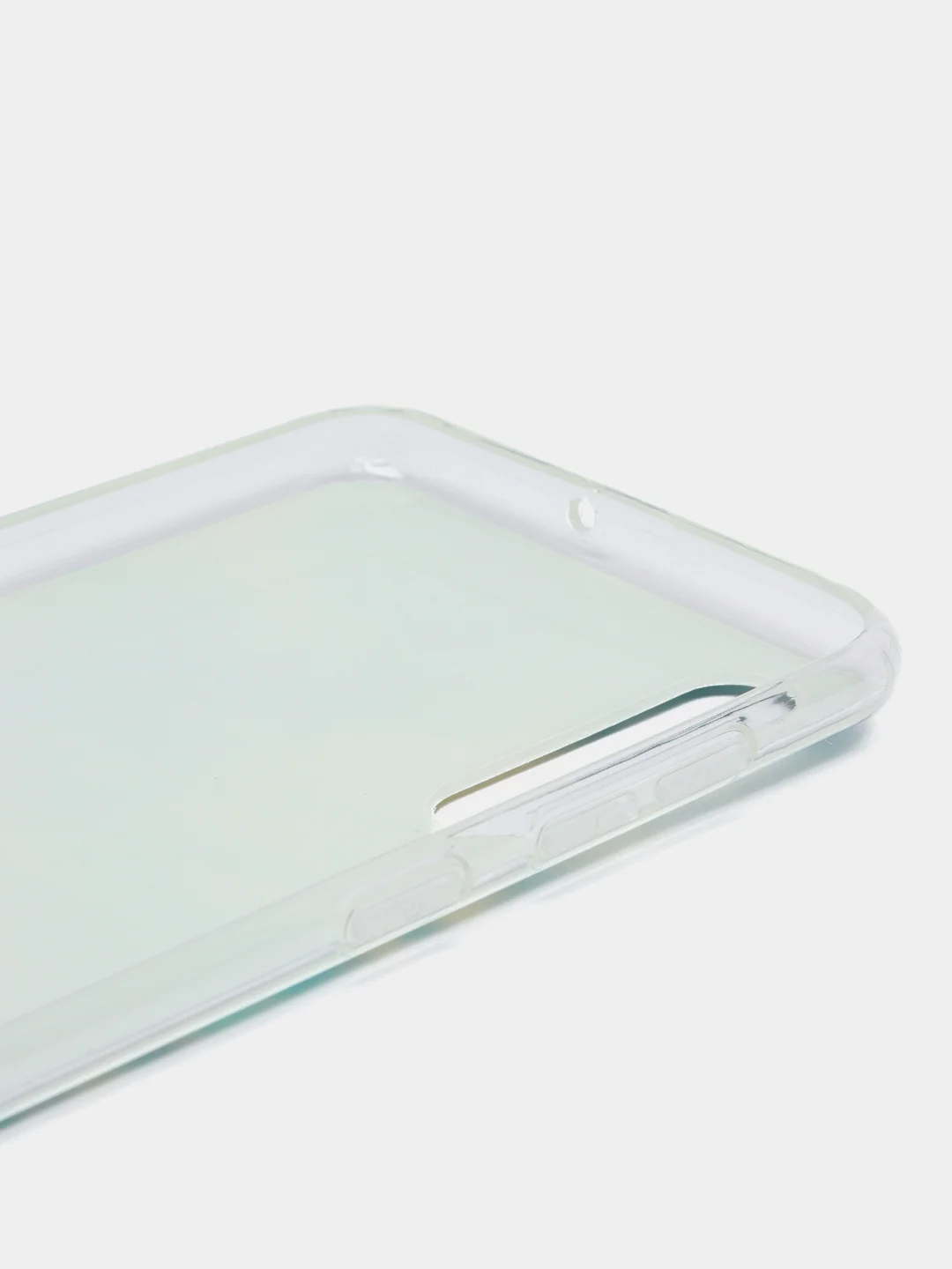 Небесно-голубой чехол силиконовый Samsung Galaxy A50 / A50s / A30s (Галакси), с рисунком