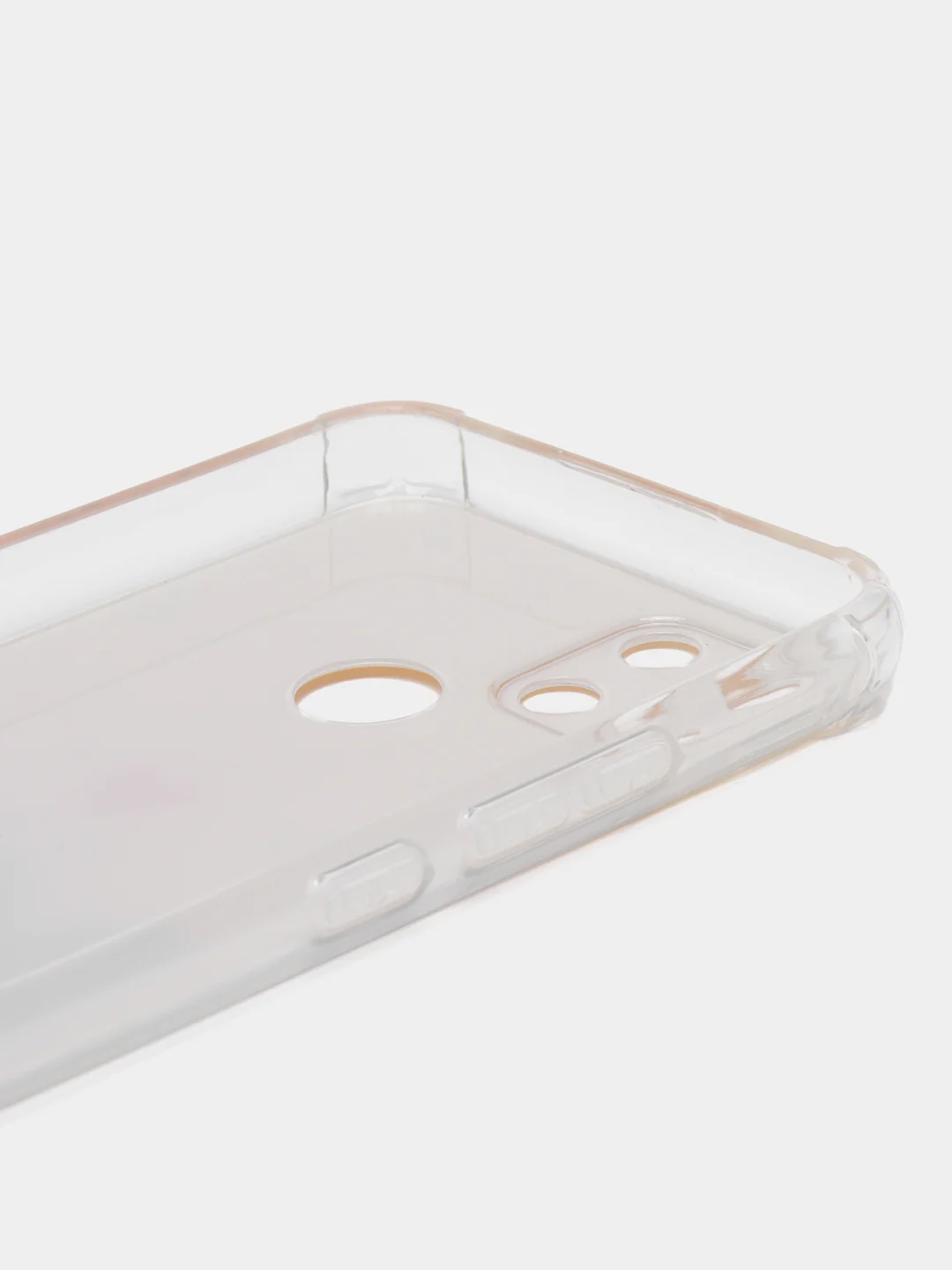Бежевый чехол для Realme C21Y, Realme C25Y, Реалми С21У, С25У пластиковый, с рисунком и попсокетом