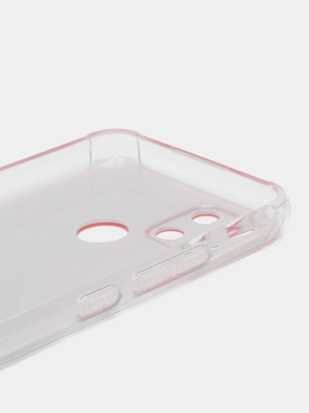 Розовый чехол для Realme C21Y, Realme C25Y, Реалми С21У, С25У пластиковый, с рисунком и попсокетом