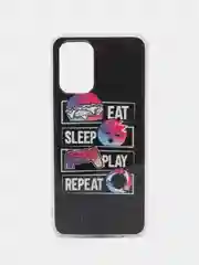 Пурпурный чехол Xiaomi Redmi Note 10, Redmi Note 10S, Poco M5s, Поко М5с, силиконовый, с рисунком