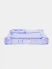Лавандовый чехол для Xiaomi Poco F4, Сяоми Поко Ф4 прозрачный, с карманом для карты