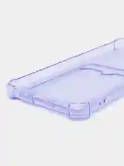 Лавандовый чехол для Realme 10 Pro / Реалми 10 Про прозрачный, с карманом для карты