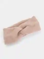 Конфетный повязка на голову с узлом женская, вязаная