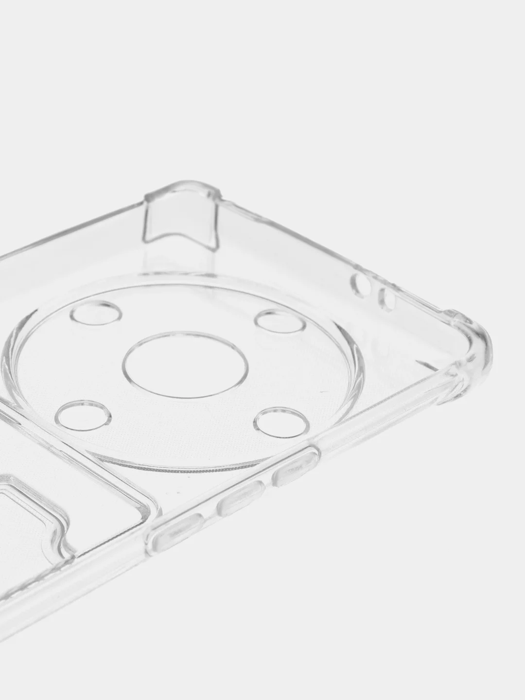 Прозрачный чехол противоударный Honor X9a, Хонор Х9а, прозрачный, с карманом для карты