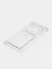 Прозрачный чехол противоударный Honor X9a, Хонор Х9а, прозрачный, с карманом для карты
