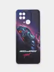 Аметистовый чехол для Xiaomi Redmi 10C, Poco C40 / Сяоми Редми 10С, Поко С40, силиконовый, с рисунком