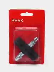 Колодки тормозные вело под V-brake, 2 шт, c резьбой, гайками, черные