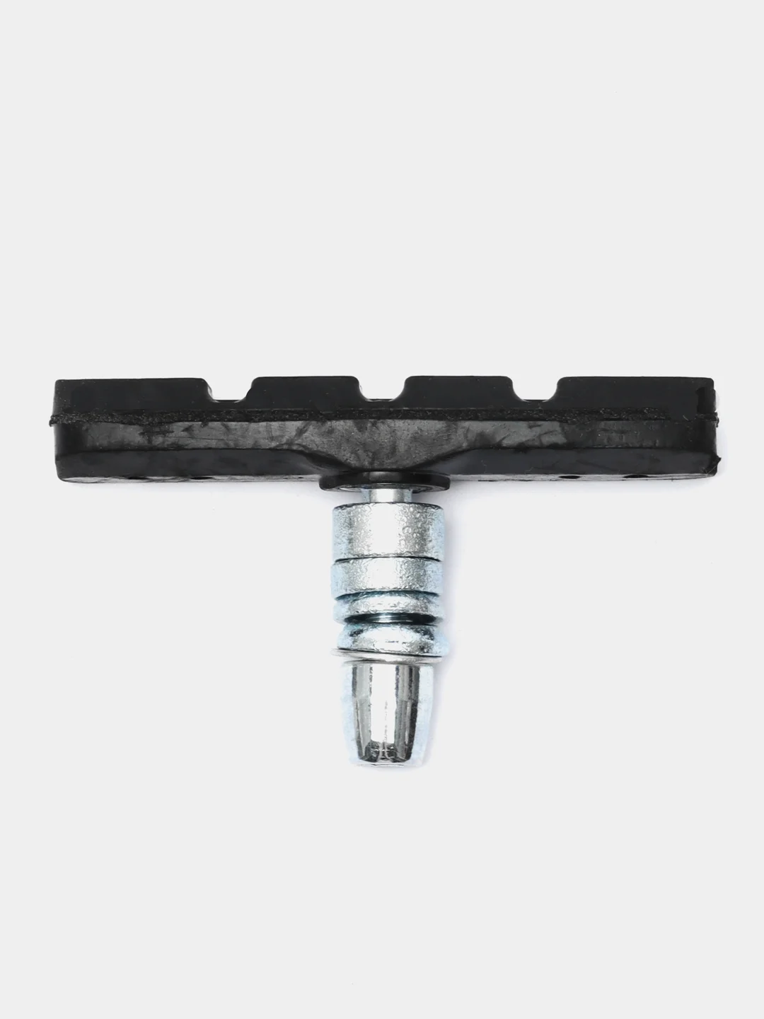 Колодки тормозные вело под V-brake, 2 шт, c резьбой, гайками, черные
