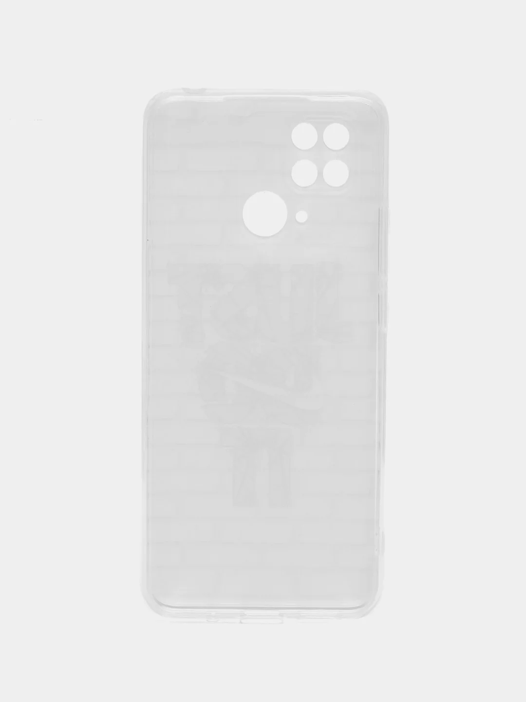 Бирюзовый чехол для Xiaomi Redmi 10C, Poco C40 / Сяоми Редми 10С, Поко С40, силиконовый, с рисунком