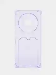 Лавандовый чехол противоударный Honor X9a, Хонор Х9а, прозрачный, с карманом для карты