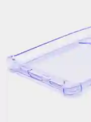 Лавандовый чехол противоударный Honor X9a, Хонор Х9а, прозрачный, с карманом для карты