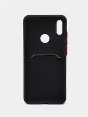 Черный чехол для Honor 8A/8A Prime/Huawei Y6 2019/У6 Prime/Y6s, с карманом для карт, прозрачный