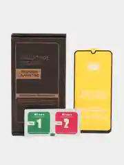 Черный защитное стекло для Samsung Galaxy A50, A51, A02, A22, Xiaomi Redmi 9C, полное покрытие экрана