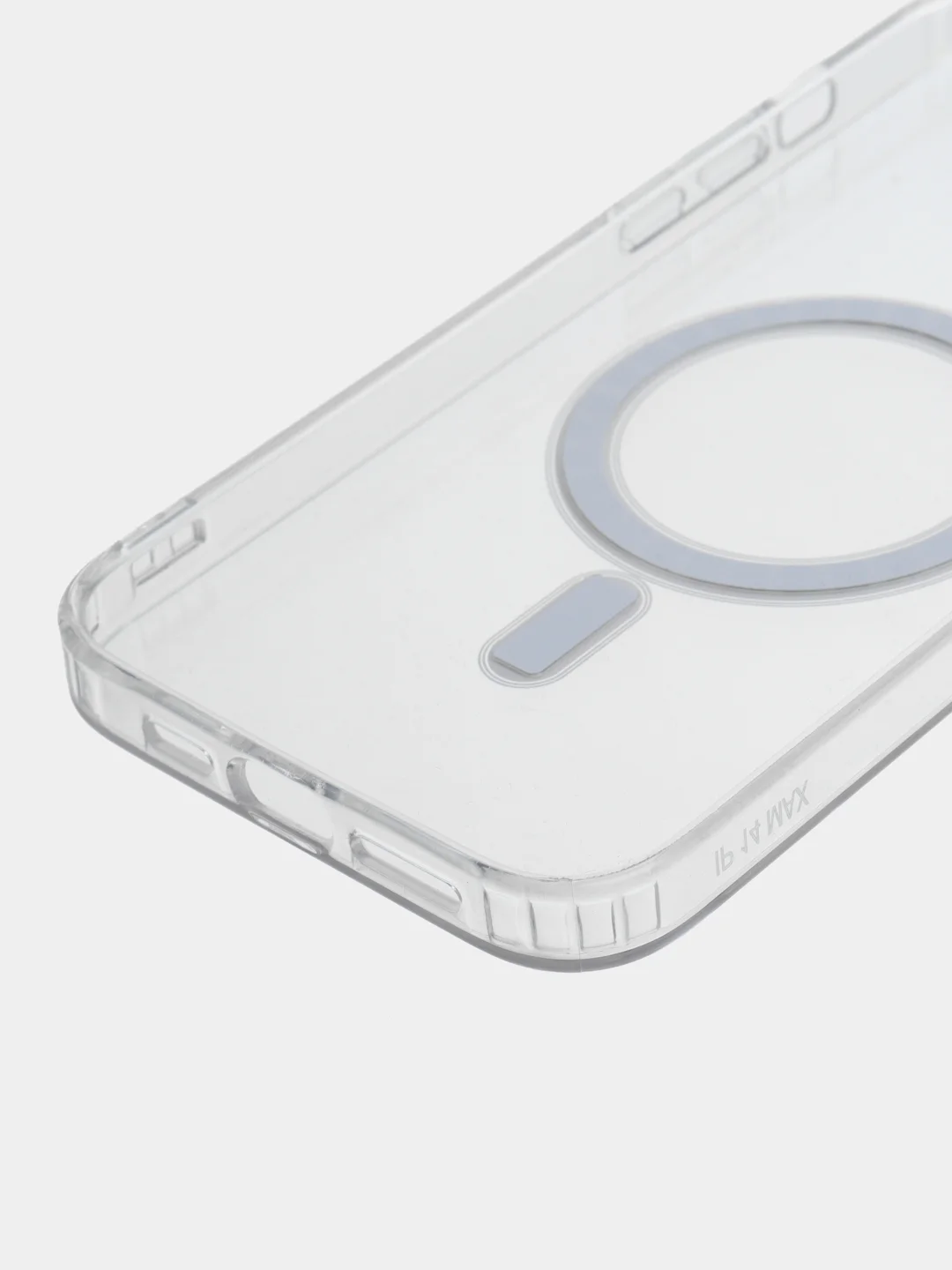 Чехол силиконовый прозрачный MagSafe для Apple iPhone