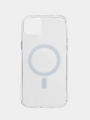 Чехол силиконовый прозрачный MagSafe для Apple iPhone