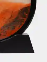 Желтый песочные часы 3D, декоративные, настольные, для офиса