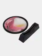 Розовый песочные часы 3D, декоративные, настольные, для офиса