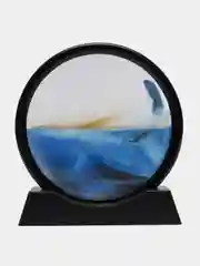 Розовый песочные часы 3D, декоративные, настольные, для офиса