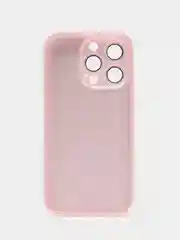 Конфетный силиконовый чехол на iPhone 14, 14 Plus, 14 Pro, 14 Pro Max, со стеклянной панелью
