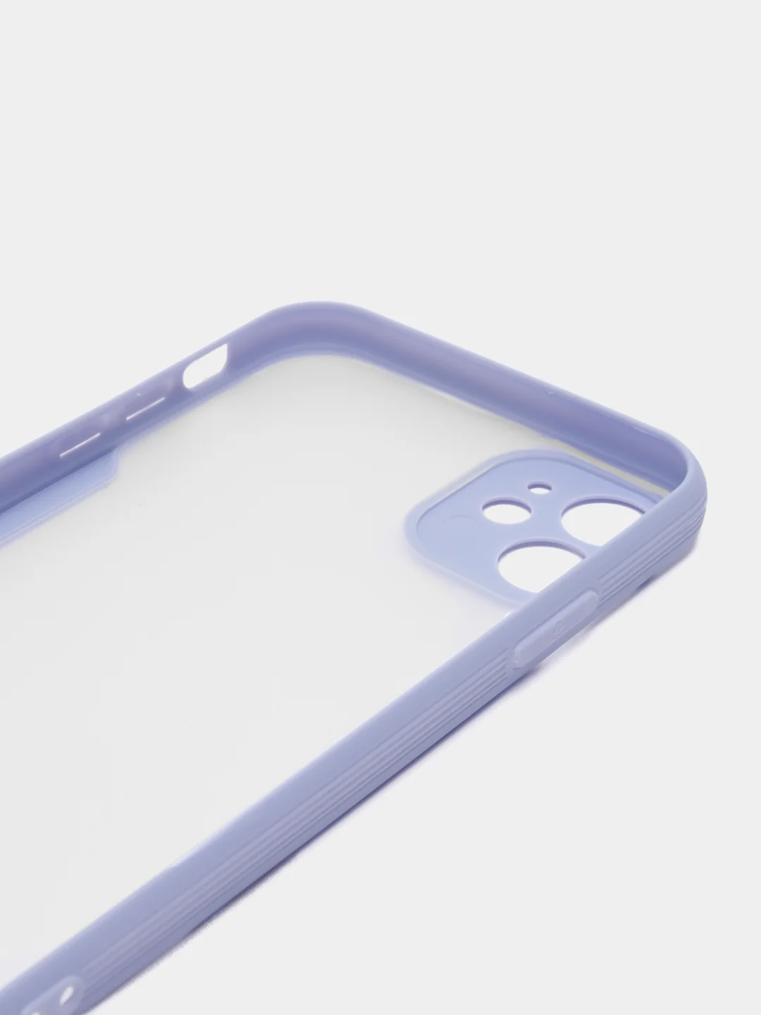Сиреневый чехол Bubble Slim Case сиреневый для iPhone 14/13/13PRO/13/MINI/12/12MINI/11/7/7PLUS/X/XS