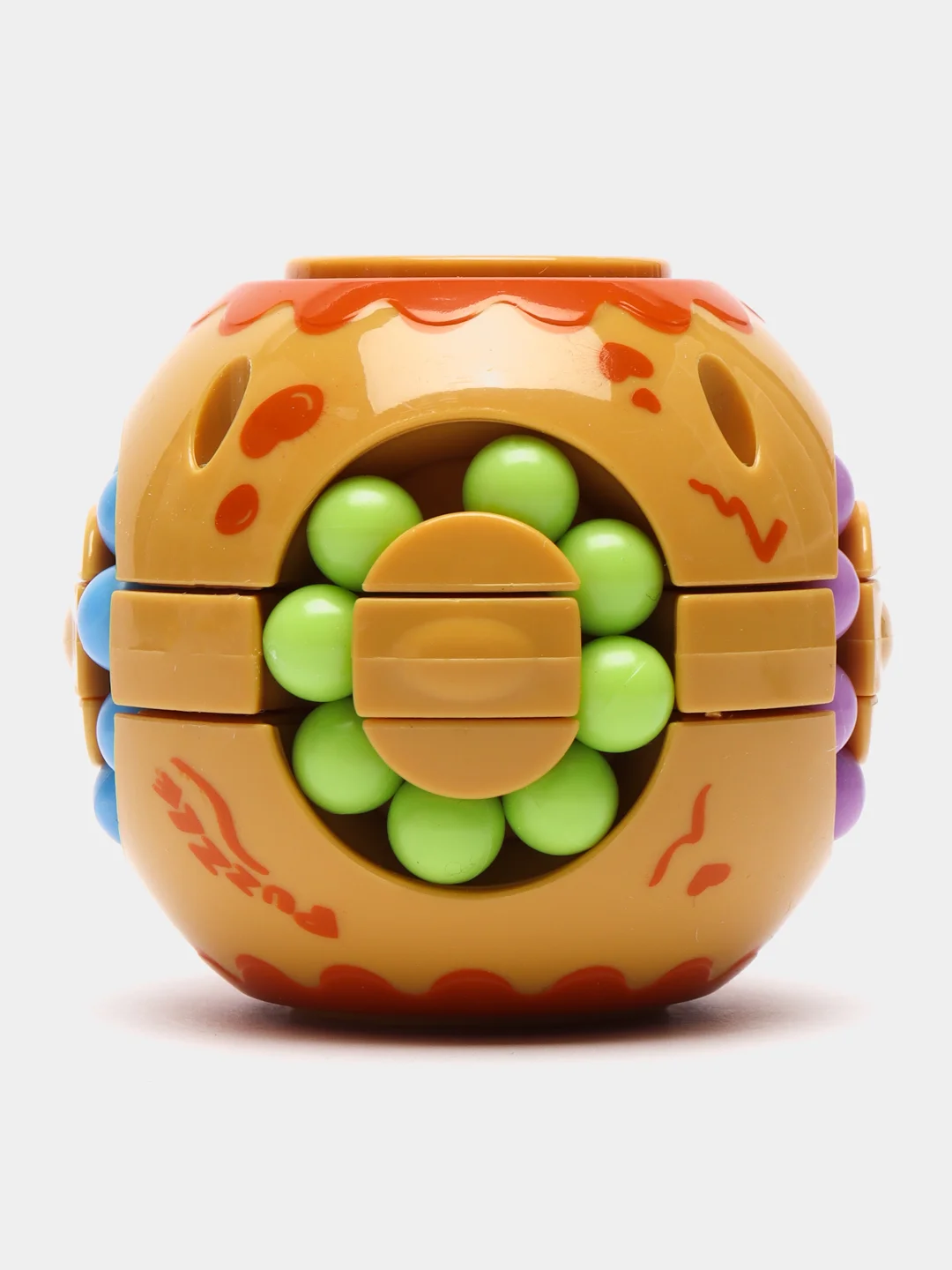 Голубой игрушка головоломка спинер Puzzle Ball для детей и взрослых