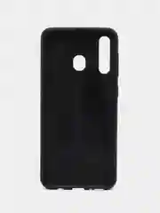 Накладка для Samsung A20/A30 под кожу "Змея", черный