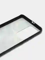 Накладка для Huawei P40 Pro 2020, силиконовая, текстурный принт, мрамор черный