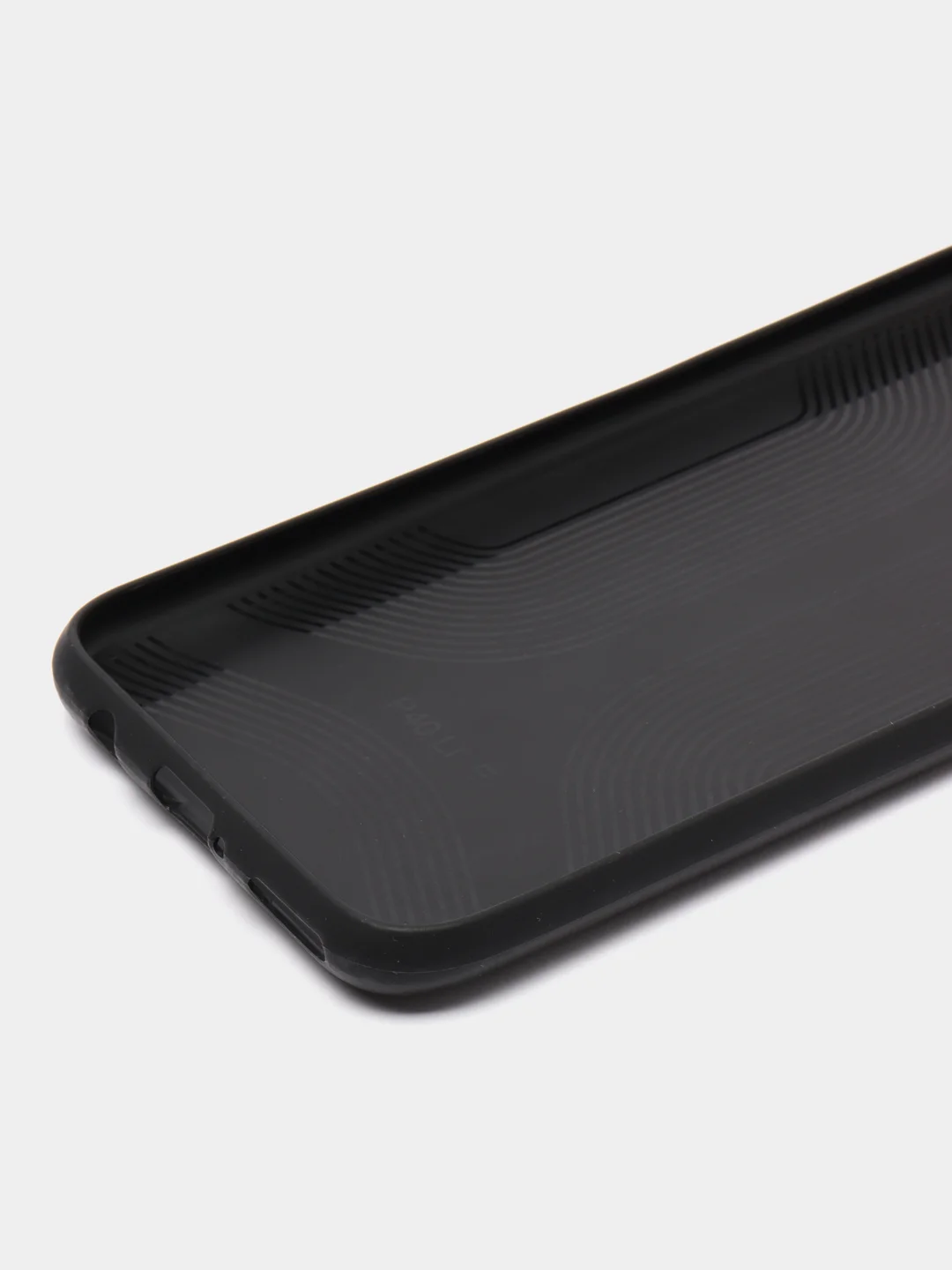 Накладка для Huawei P40 Lite (2020) под кожу "Змея", черный