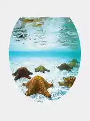 Морской сиденье для унитаза, крышка, стульчик, сидушка, накладка для туалета мягкое с рисунком