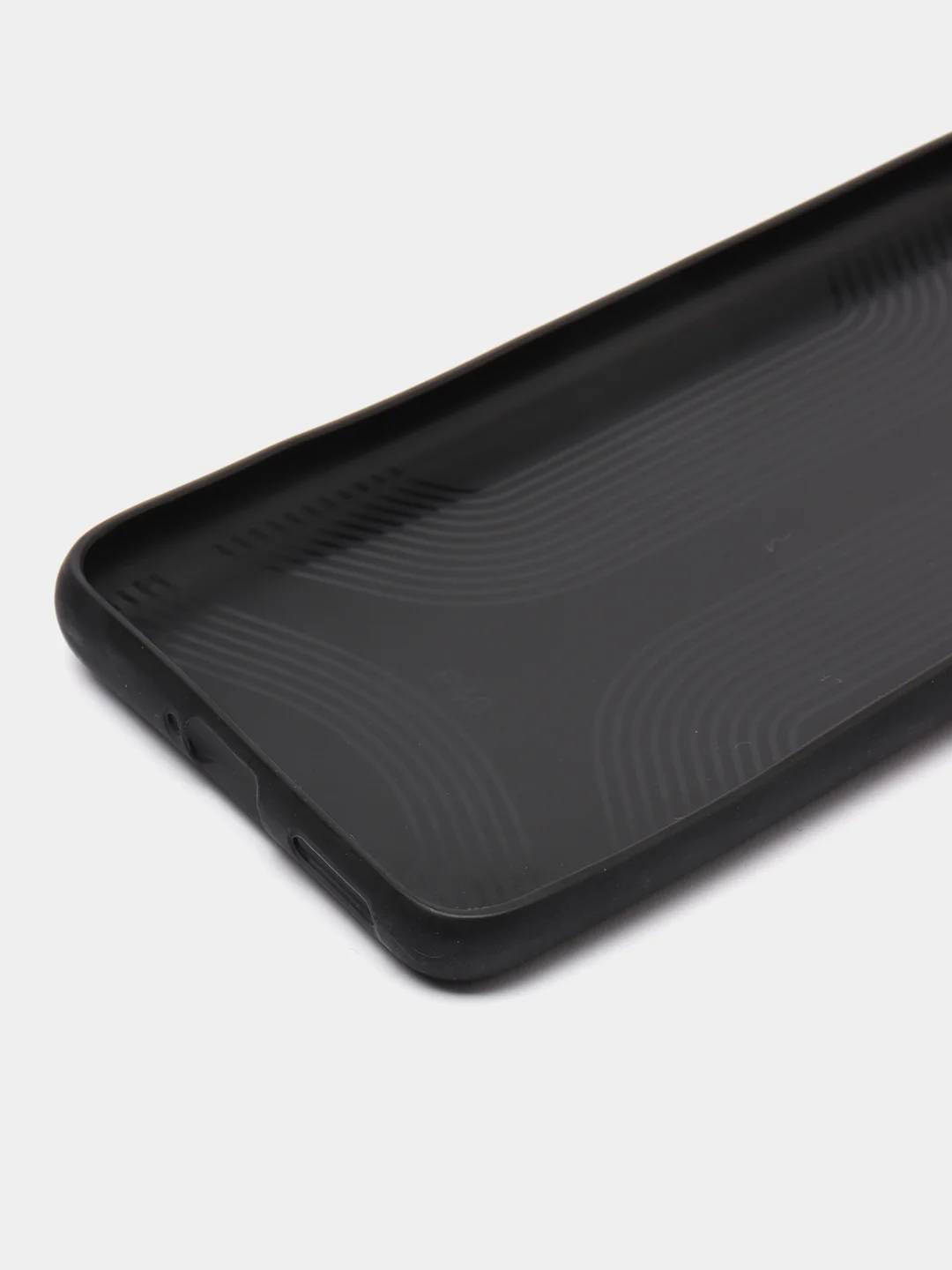 Накладка для Huawei P40 (2020) под кожу "Змея", черный