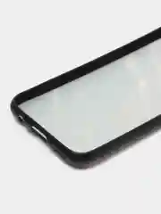 Накладка для Huawei P40 Lite 2020, силиконовая, текстурный принт, мрамор черный
